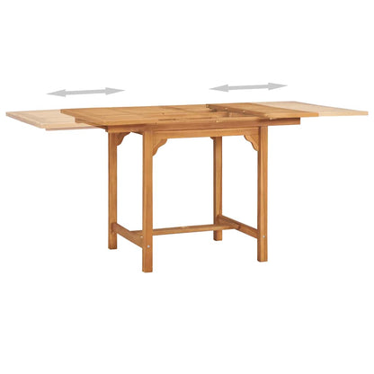 vidaXL Ensemble de salle à manger de jardin 5 pcs en teck massif