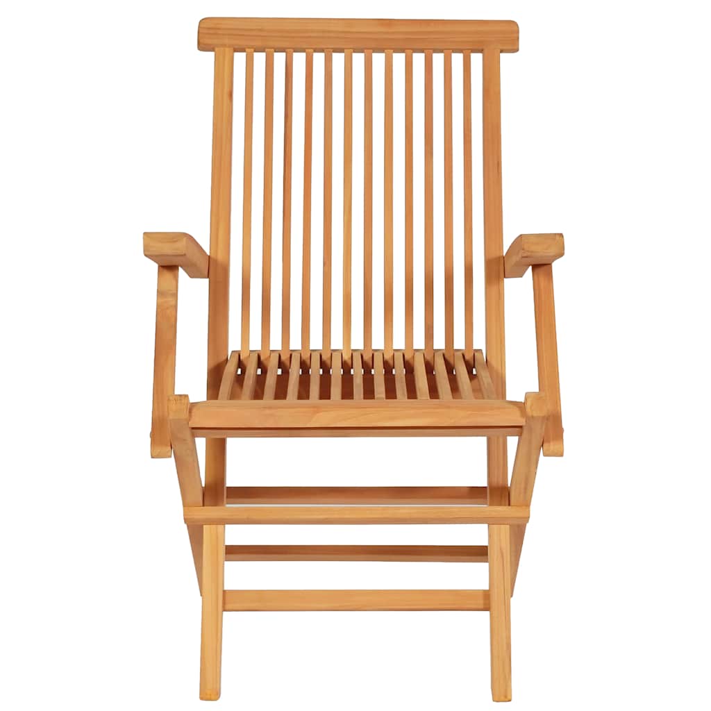 vidaXL Ensemble de salle à manger de jardin 5 pcs en teck massif