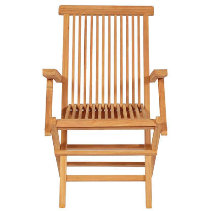 vidaXL Ensemble de salle à manger de jardin 5 pcs en teck massif