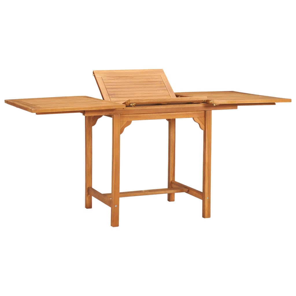 vidaXL Ensemble de salle à manger de jardin 5 pcs en teck massif