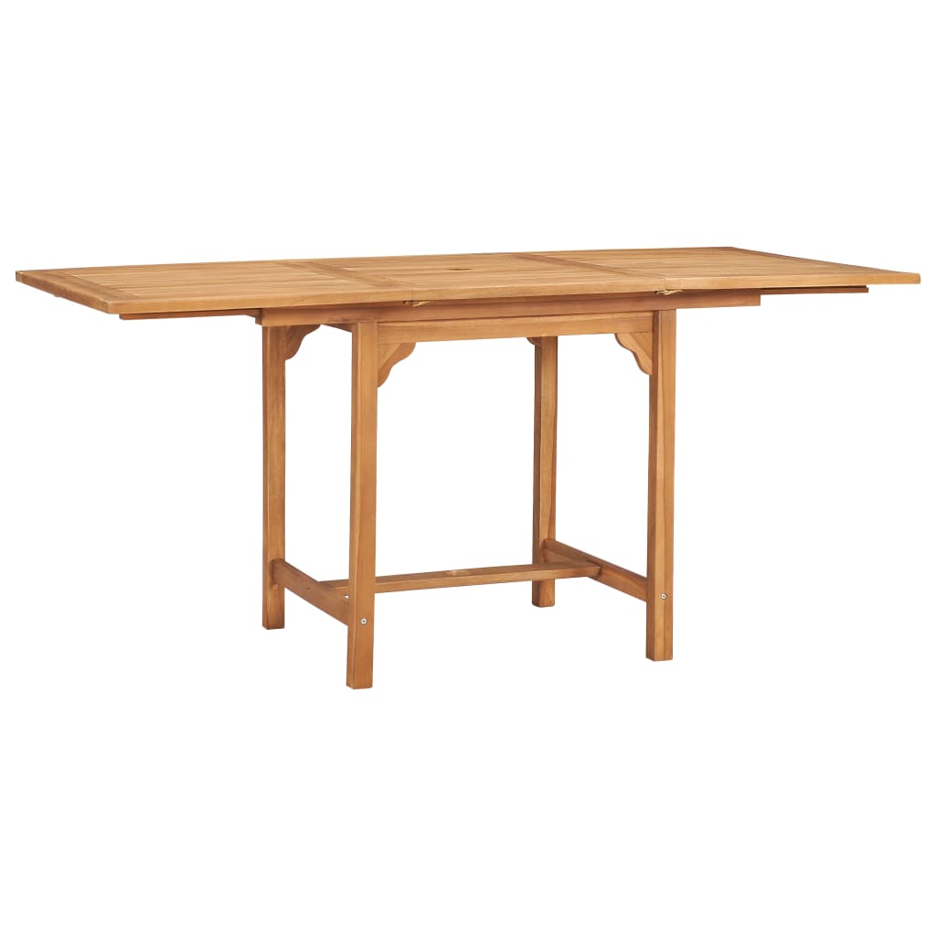 vidaXL Ensemble de salle à manger de jardin 5 pcs en teck massif