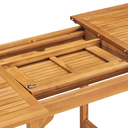vidaXL Ensemble de salle à manger de jardin 5 pcs en teck massif