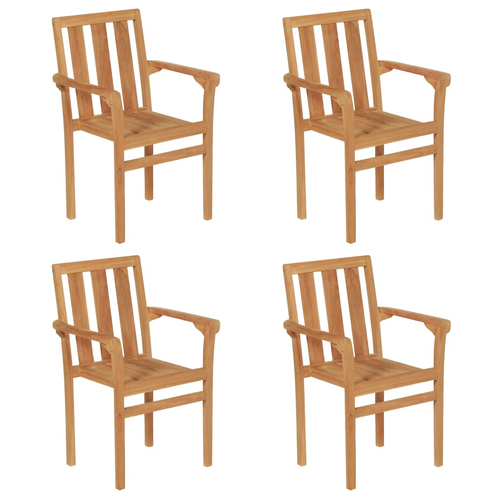 vidaXL Ensemble de salle à manger de jardin 5 pcs en teck massif