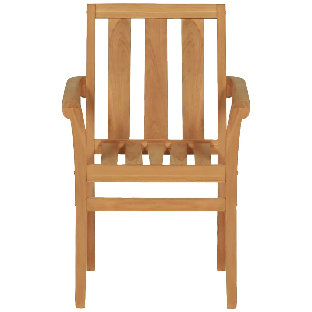 vidaXL Ensemble de salle à manger de jardin 5 pcs en teck massif