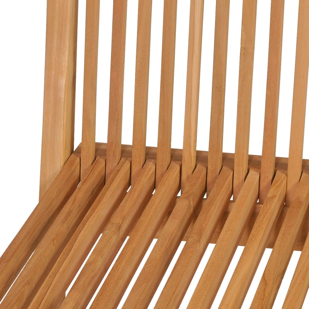 vidaXL Ensemble de salle à manger de jardin 5 pcs en teck massif