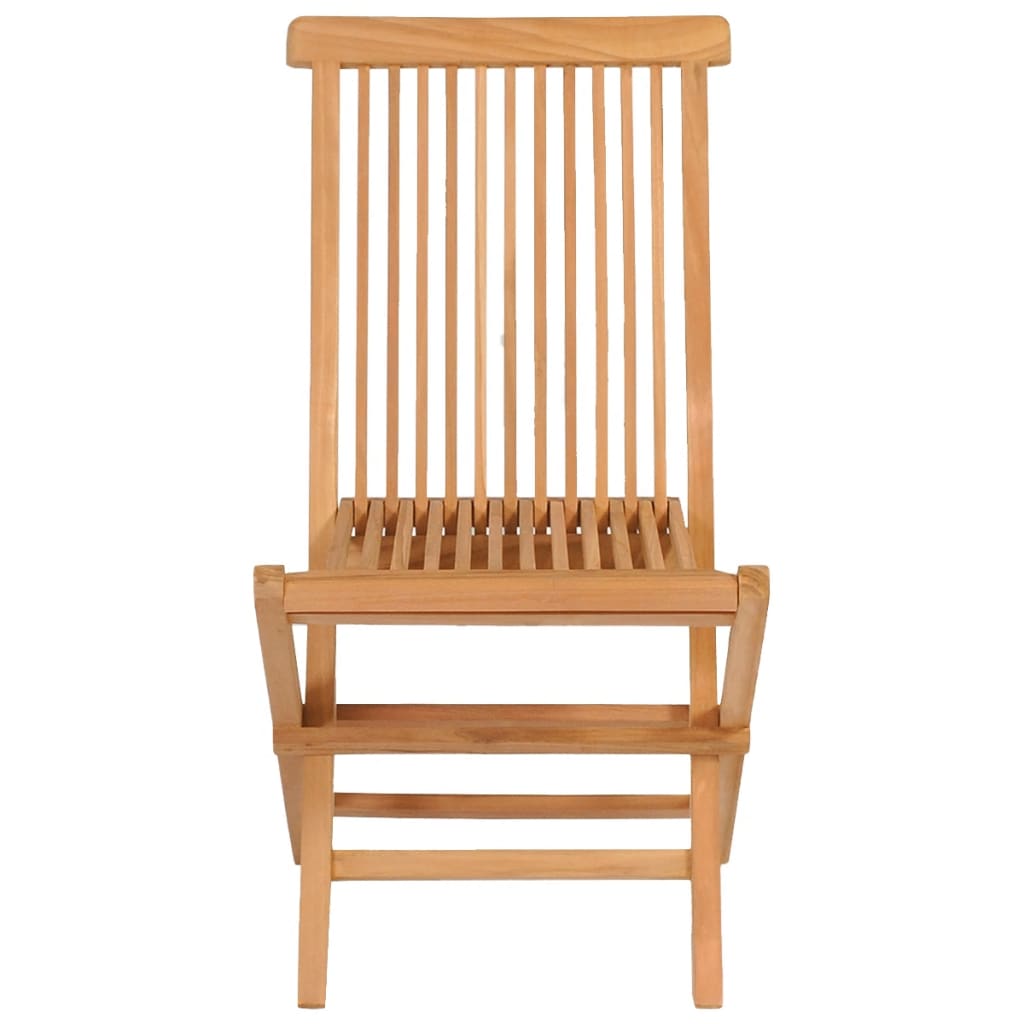 vidaXL Ensemble de salle à manger de jardin 5 pcs en teck massif