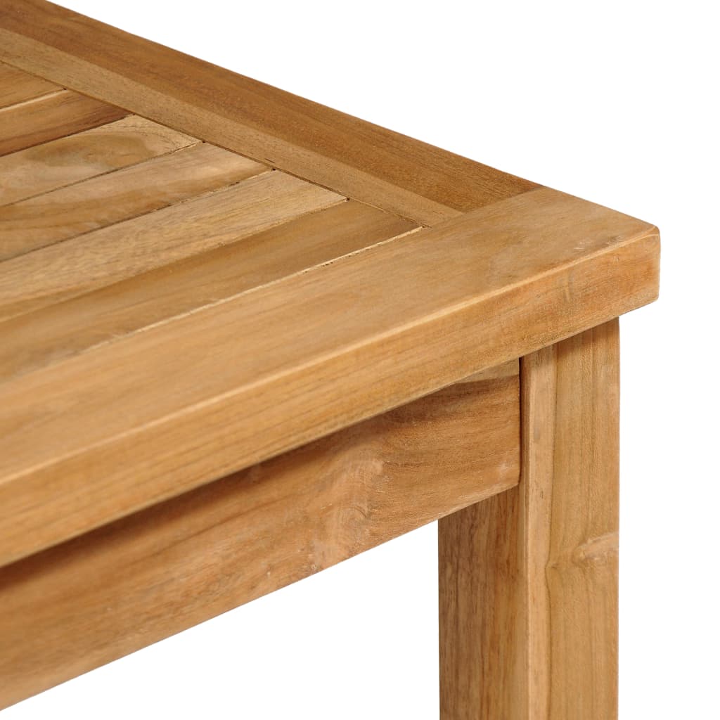 vidaXL 5-teiliges Garten-Ess-Set 80 x 80 cm Massivholz Teak