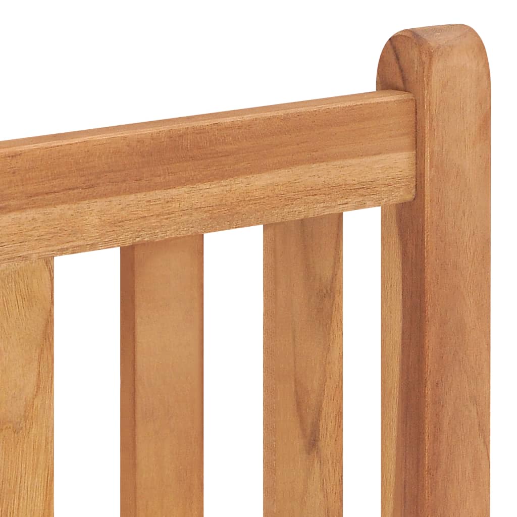 vidaXL 5-teiliges Garten-Ess-Set 80 x 80 cm Massivholz Teak