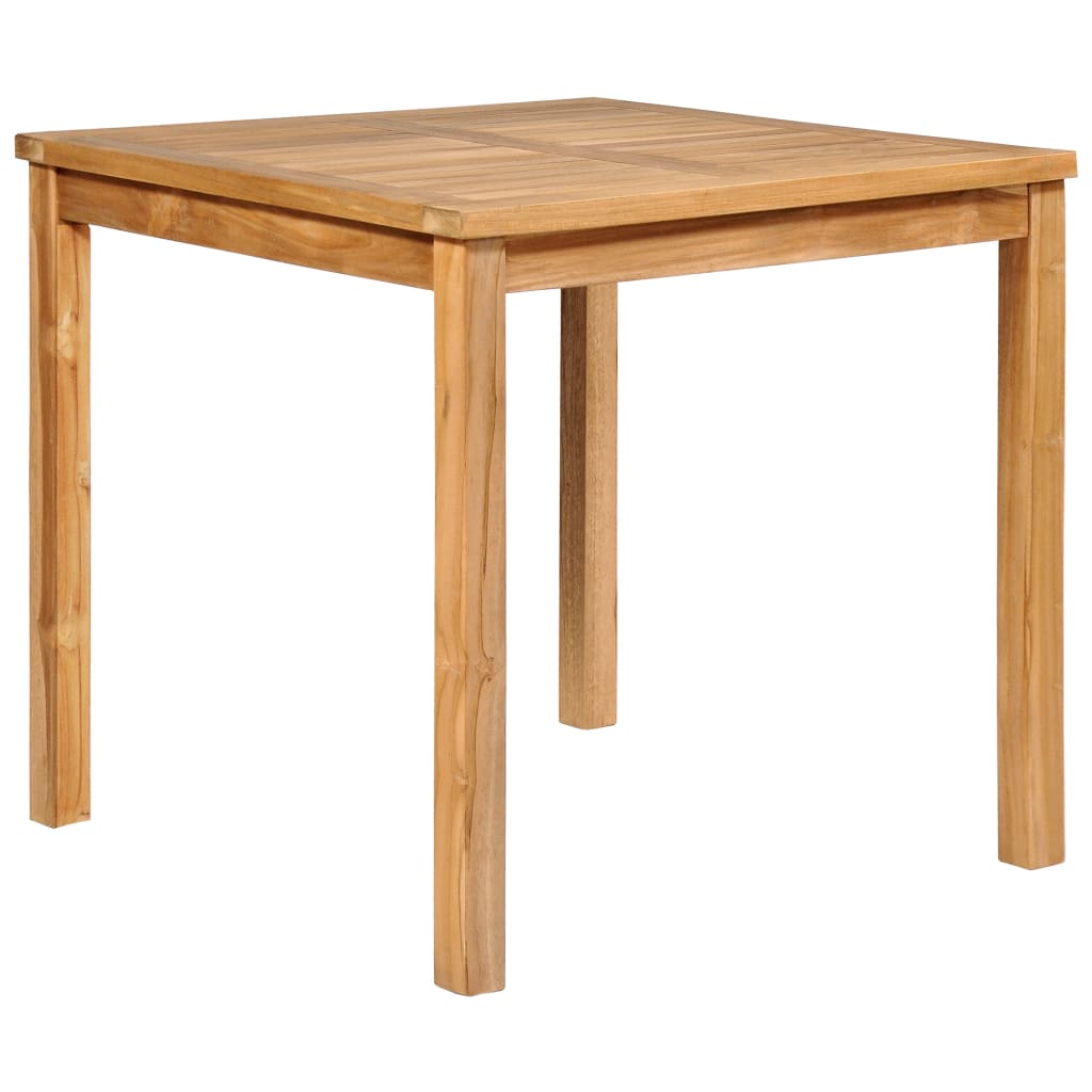 vidaXL 5-teiliges Garten-Ess-Set 80 x 80 cm Massivholz Teak