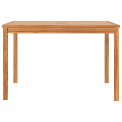 vidaXL 9-teiliges Garten-Ess-Set 120 x 120 cm Massivholz Teak