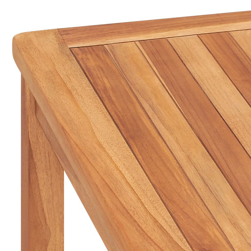 vidaXL 9-teiliges Garten-Ess-Set 120 x 120 cm Massivholz Teak