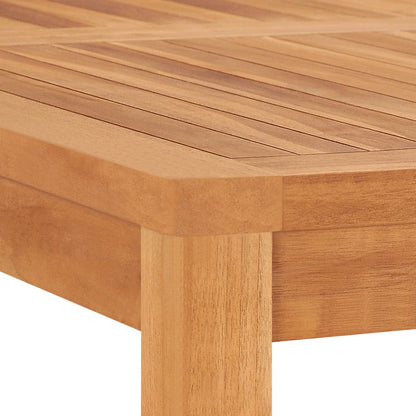 vidaXL 9-teiliges Garten-Ess-Set 120 x 120 cm Massivholz Teak