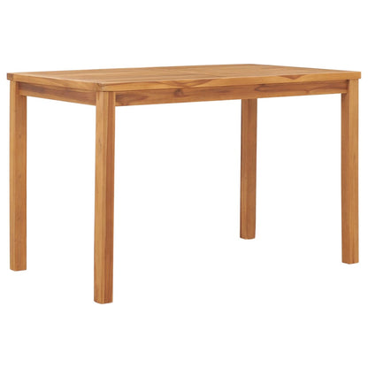 vidaXL 5-teiliges Garten-Ess-Set 120 x 70 cm Massivholz Teak