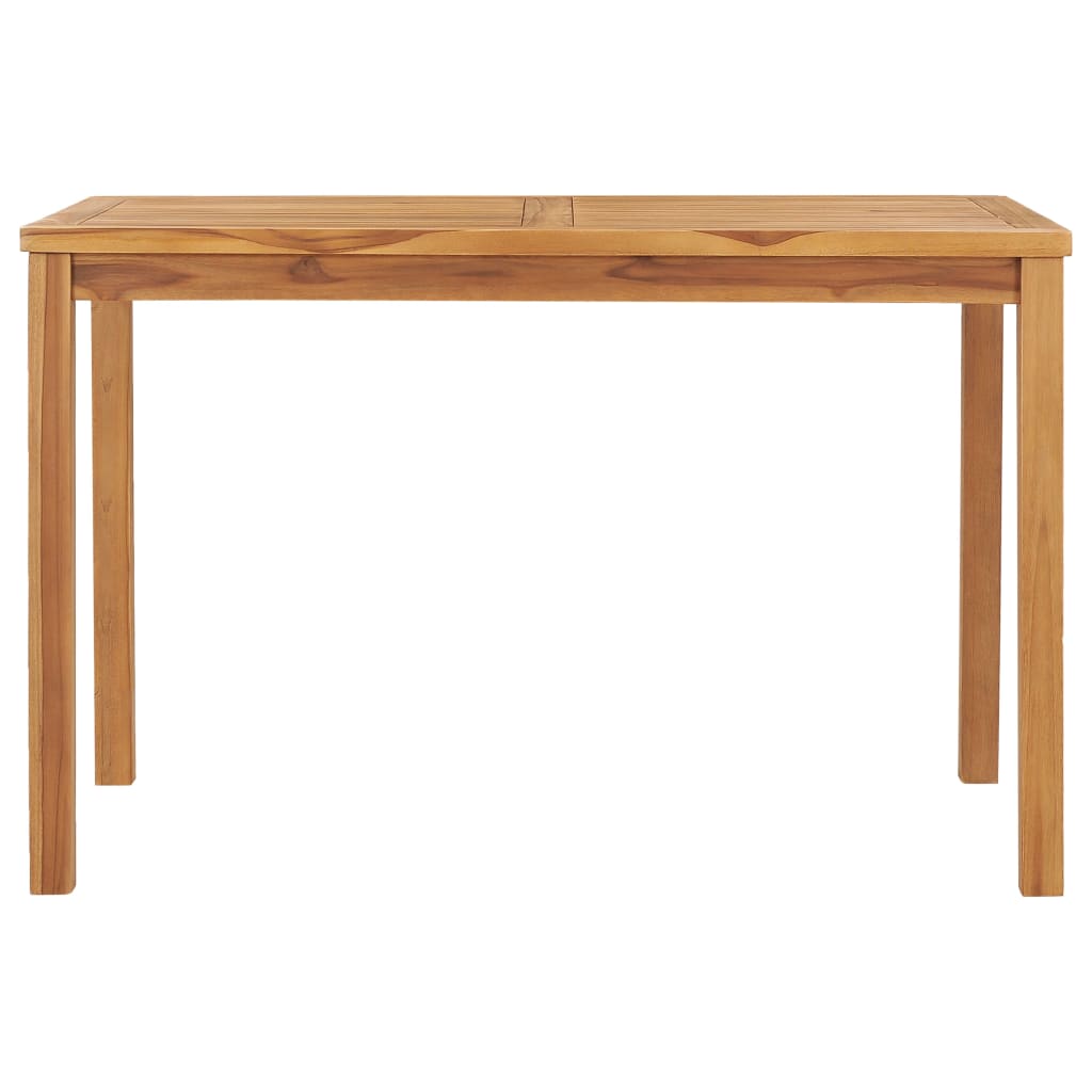 vidaXL 5-teiliges Garten-Ess-Set 120 x 70 cm Massivholz Teak