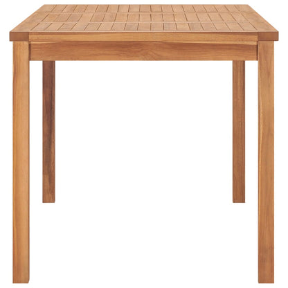 vidaXL 5-teiliges Garten-Ess-Set 140 x 80 cm Massivholz Teak