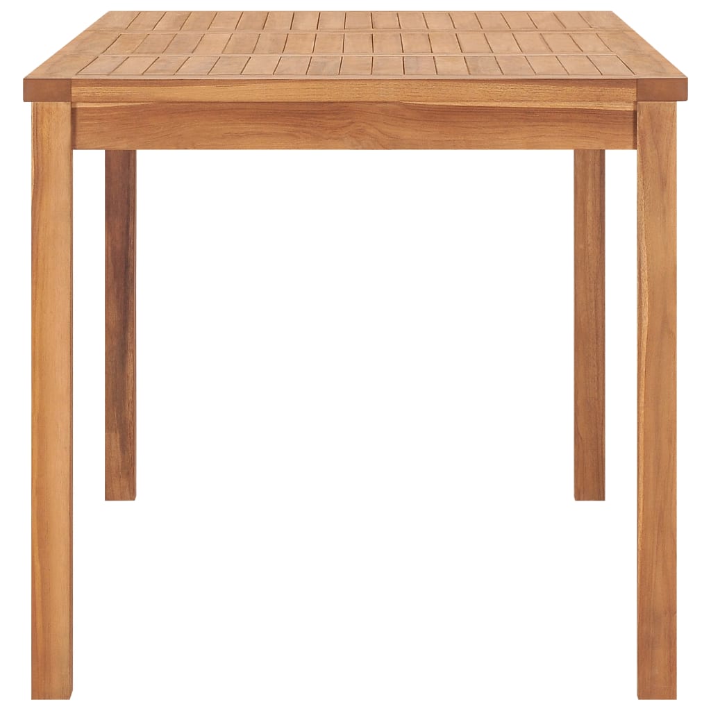 vidaXL 5-teiliges Garten-Ess-Set 140 x 80 cm Massivholz Teak