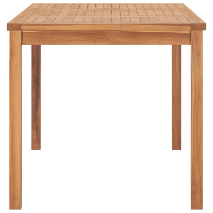 vidaXL 5-teiliges Garten-Ess-Set 140 x 80 cm Massivholz Teak