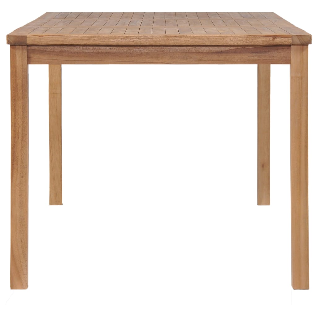 vidaXL 5-teiliges Garten-Ess-Set 150 x 90 cm Massivholz Teak