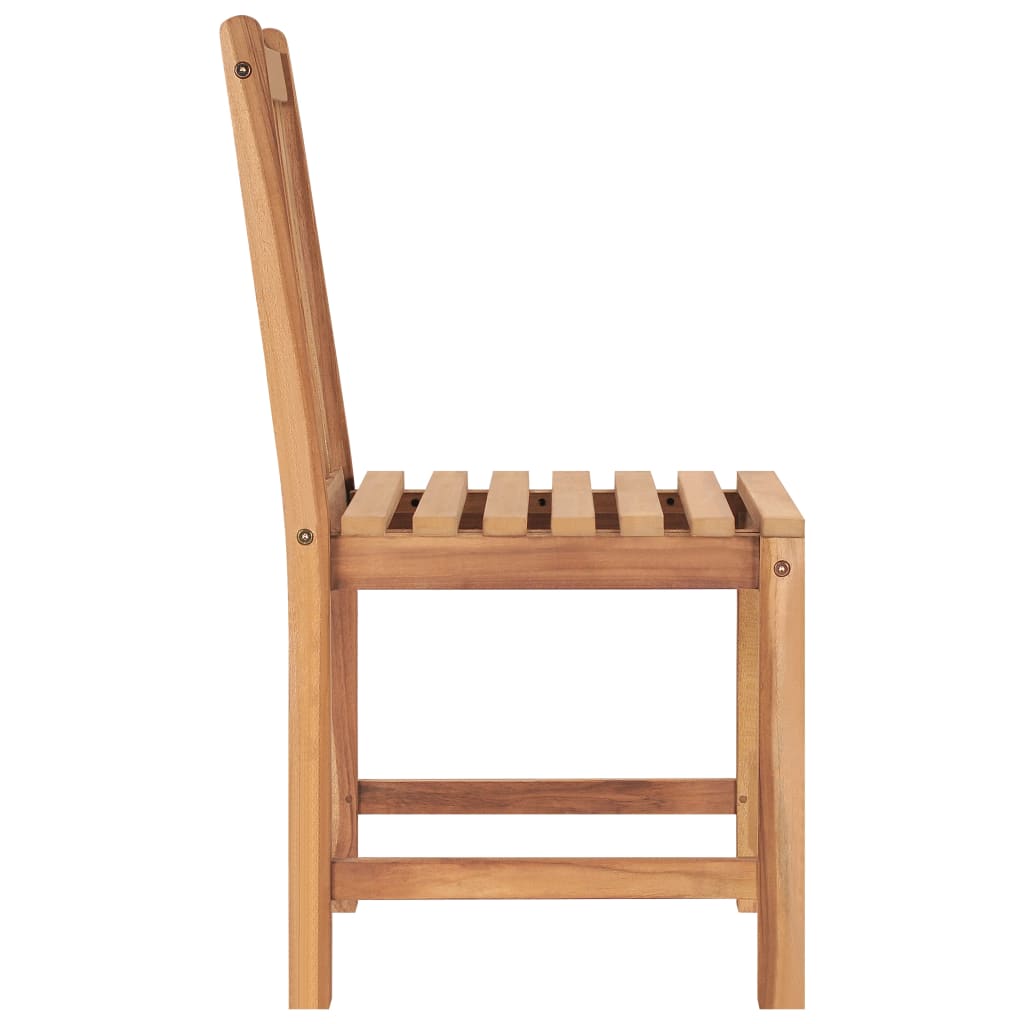 vidaXL 5-teiliges Garten-Ess-Set 150 x 90 cm Massivholz Teak