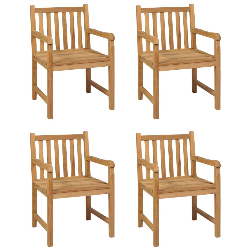 vidaXL Ensemble repas de jardin 5 pcs 160x80 cm Bois de teck massif