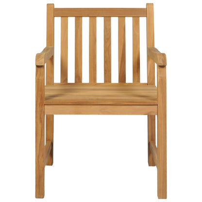 vidaXL Ensemble repas de jardin 5 pcs 160x80 cm Bois de teck massif