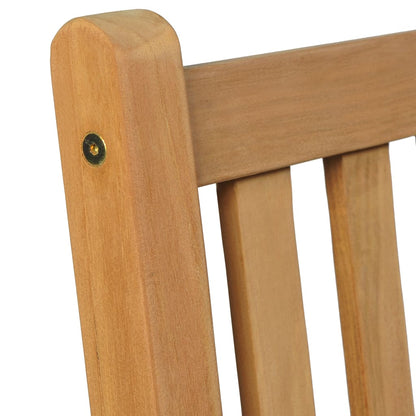 vidaXL Ensemble repas de jardin 5 pcs 160x80 cm Bois de teck massif