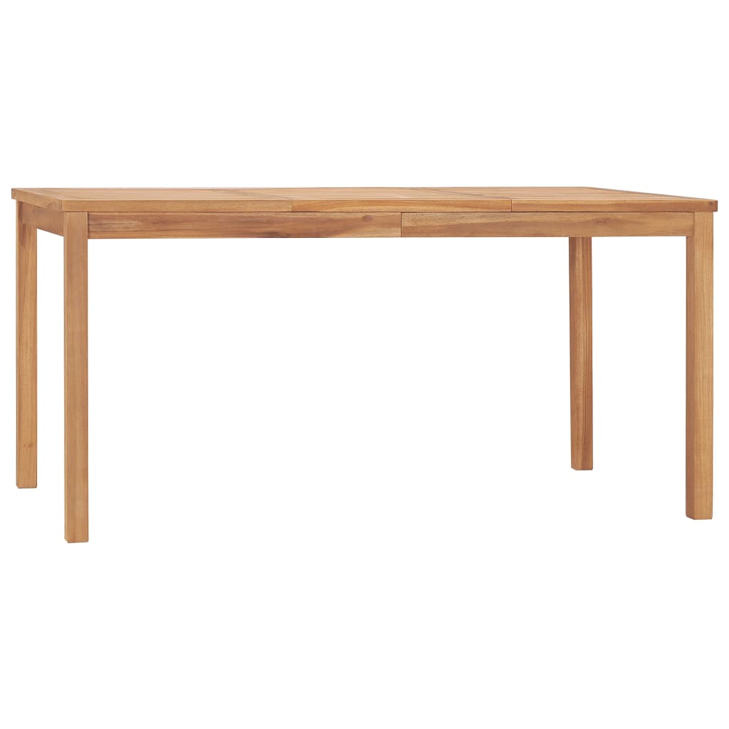 vidaXL Ensemble repas de jardin 5 pcs 160x80 cm Bois de teck massif
