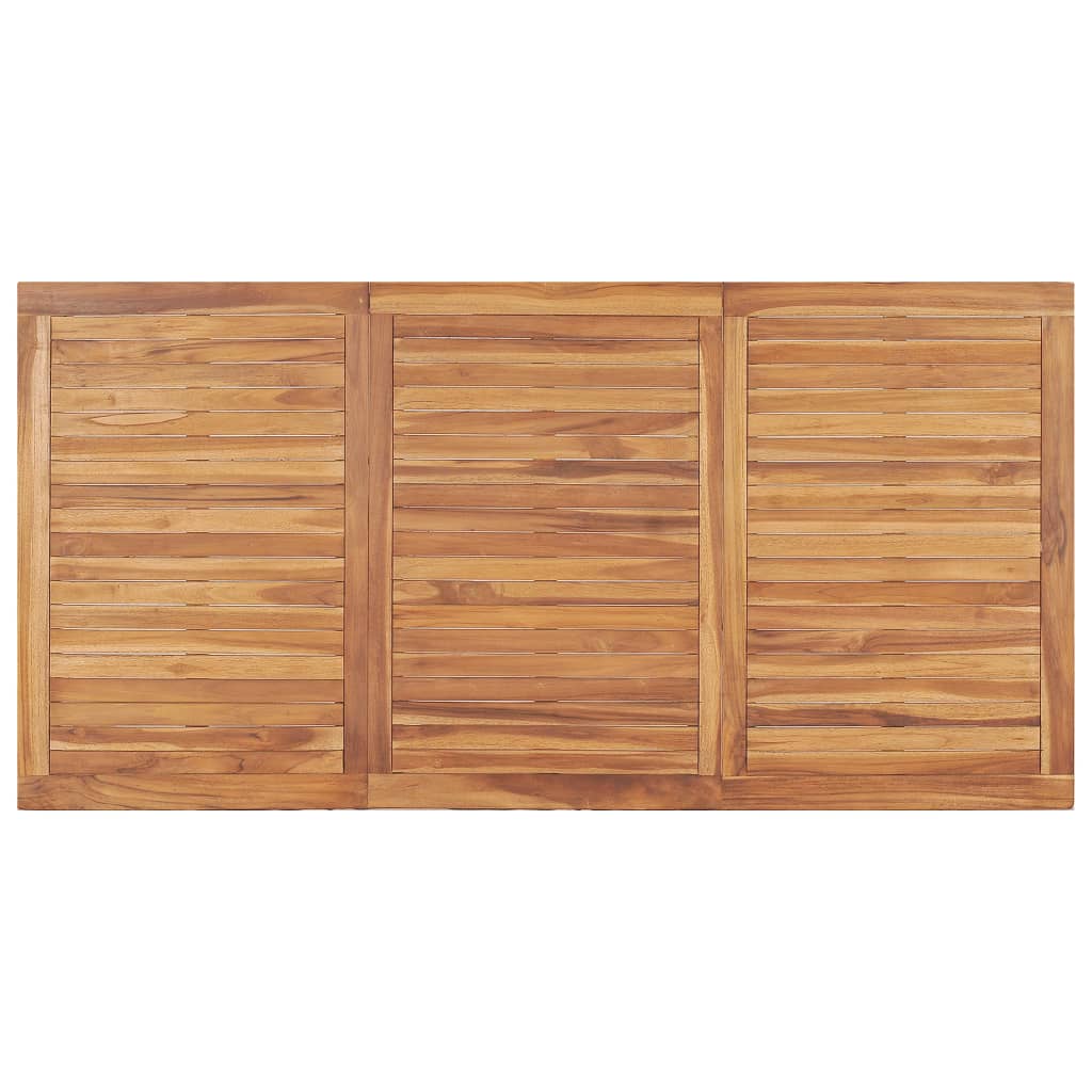 vidaXL Ensemble de salle à manger de jardin 5 pcs 180 x 90 cm Bois de teck massif