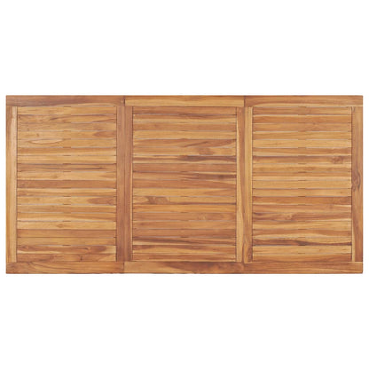 vidaXL Ensemble de salle à manger de jardin 5 pcs 180 x 90 cm Bois de teck massif