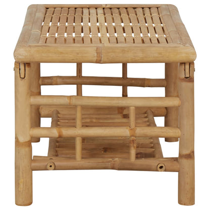 vidaXL 4-tlg. Garten-Lounge-Set mit Auflagen Bambus