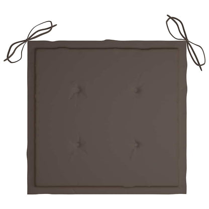 vidaXL Gartenstühle mit Kissen 4 Stk. Massivholz Akazie