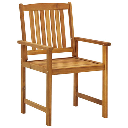 vidaXL Chaises de jardin avec coussins 2 pcs. Bois d'acacia massif
