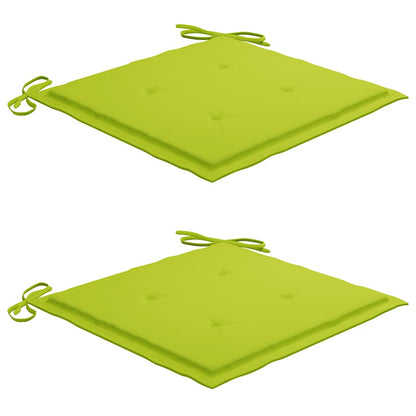 vidaXL Chaises de jardin avec coussins 2 pcs. Bois d'acacia massif