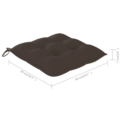 Gartenstühle mit Kissen 4 Stk. Massivholz Akazie