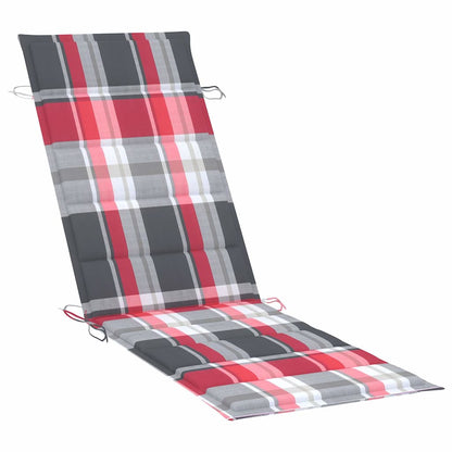 vidaXL Sonnenliege mit Tisch und Auflage Massivholz Akazie