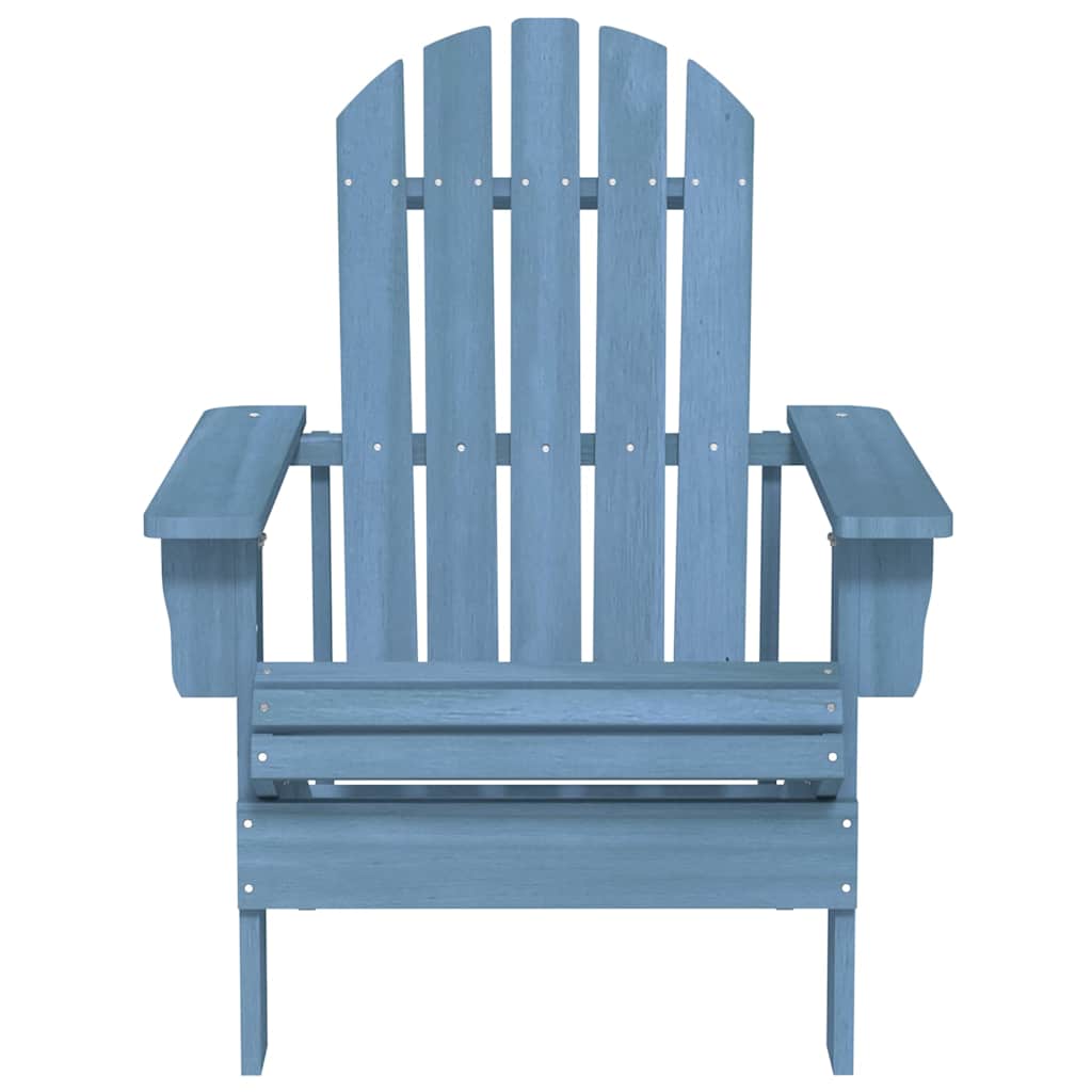 vidaXL Adirondack-Gartenstuhl Massivholz Tanne Blau