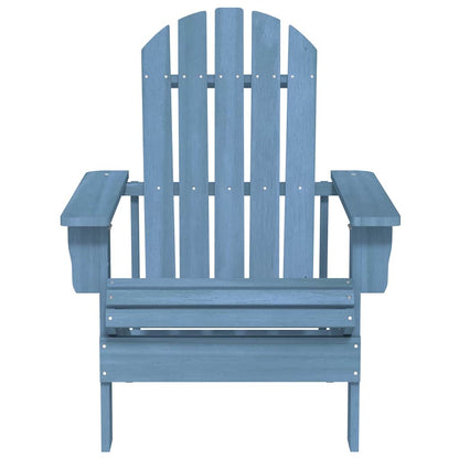 vidaXL Adirondack-Gartenstuhl Massivholz Tanne Blau