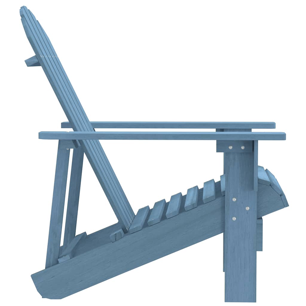 vidaXL Adirondack-Gartenstuhl Massivholz Tanne Blau