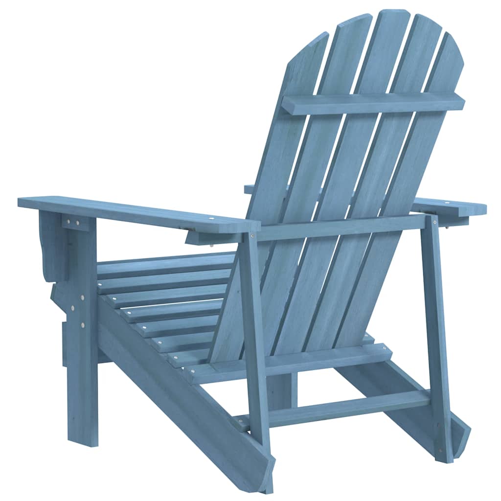 vidaXL Adirondack-Gartenstuhl Massivholz Tanne Blau