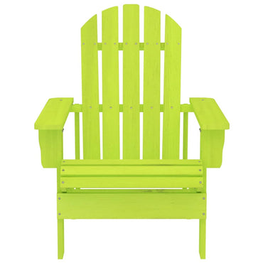 vidaXL Adirondack-Gartenstuhl Massivholz Tanne Grün