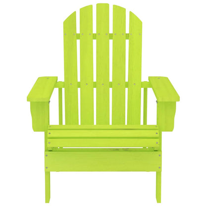 vidaXL Adirondack-Gartenstuhl Massivholz Tanne Grün