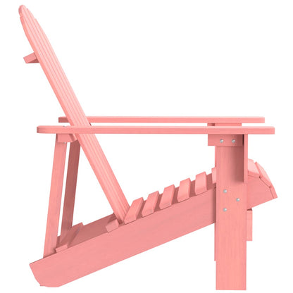 vidaXL Adirondack-Gartenstuhl Massivholz Tanne Rosa