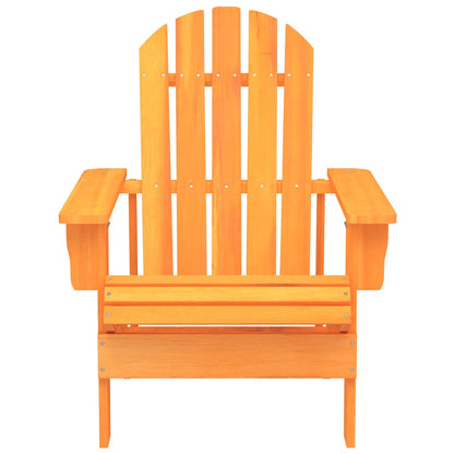 vidaXL Adirondack-Gartenstuhl Massivholz Tanne Orange
