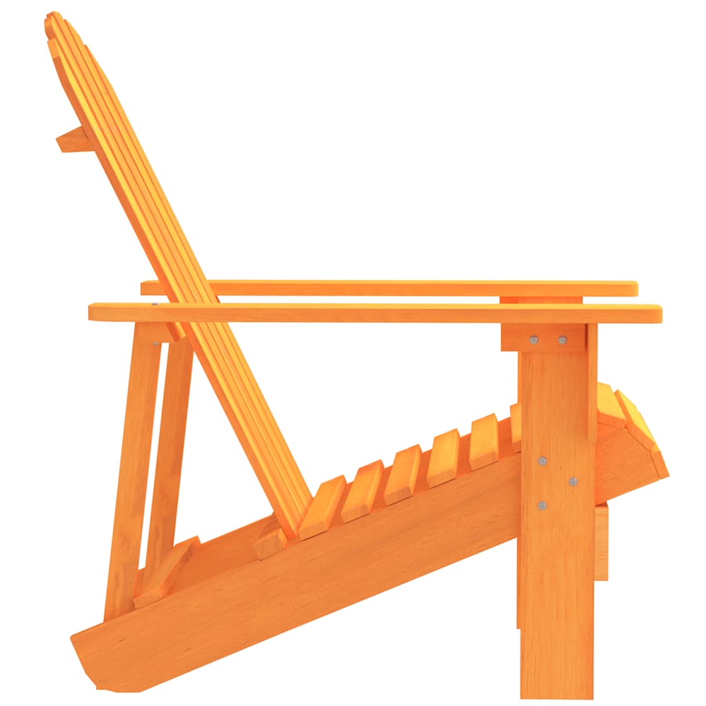vidaXL Adirondack-Gartenstuhl Massivholz Tanne Orange