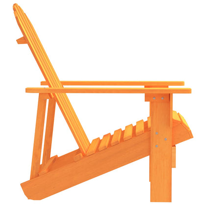 vidaXL Adirondack-Gartenstuhl Massivholz Tanne Orange