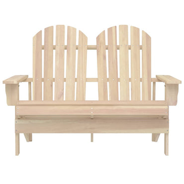 vidaXL Adirondack-Gartenbank 2-Sitzer Massivholz Tanne