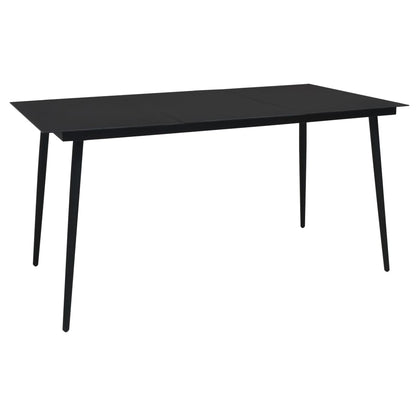 vidaXL Ensemble repas de jardin 5 pcs.