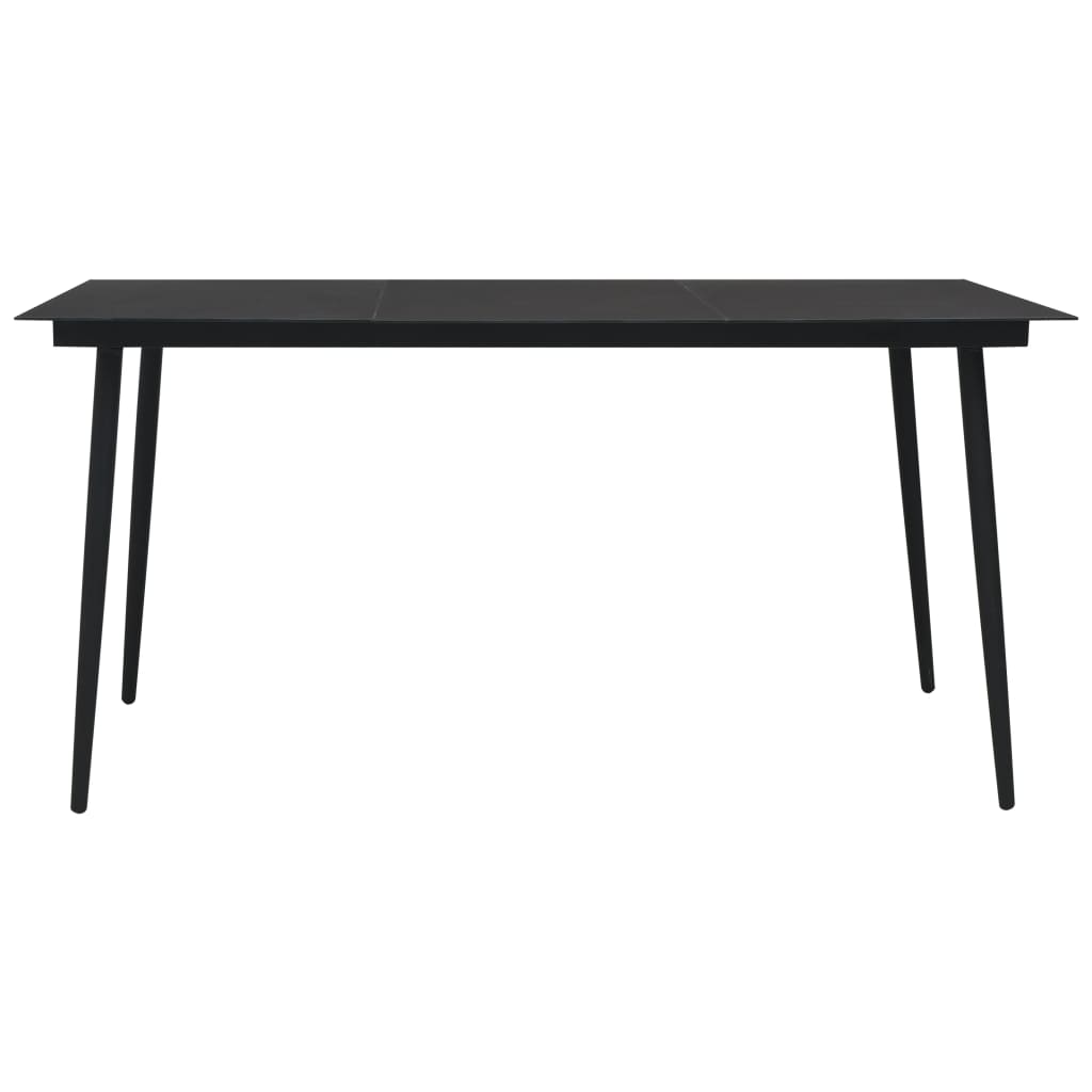 vidaXL Ensemble repas de jardin 5 pcs.