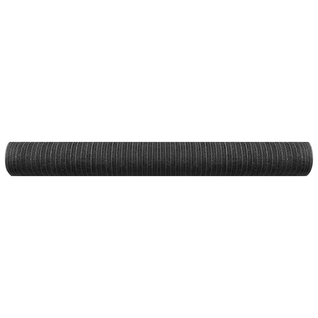 vidaXL Zaunblende Anthrazit 3,6x10 m HDPE 75 g/m²