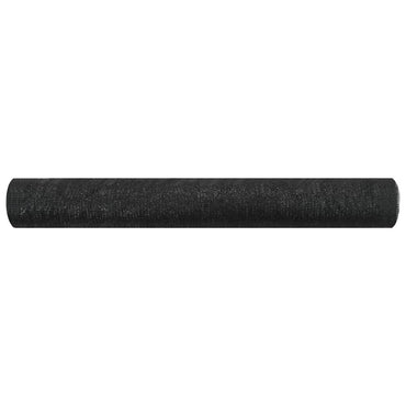 vidaXL Zaunblende Schwarz 1,8x10 m HDPE 75 g/m²